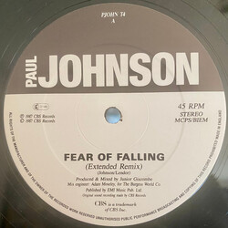 Paul Johnson (2) Fear Of Falling (Extended Version) USED VINYL PROMO 12INCH