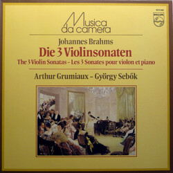 Johannes Brahms / Arthur Grumiaux / György Sebök Die 3 Violinsonaten Vinyl LP USED