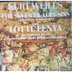 Lotte Lenya The Seven Deadly Sins Vinyl LP USED