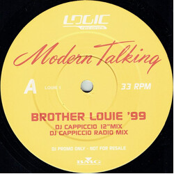 Modern Talking Brother Louie '99 USED VINYL 12INCH PROMO 33 S RPM