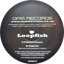Loopfish Primary Source / Digitalis VINYL 12" USED