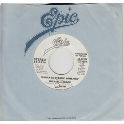 Michael Jackson Wanna Be Startin' Somethin' USED VINYL 7INCH 45 RPM SINGLE PROMO