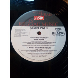 Sean Paul Give Me The Light / Like Glue USED VINYL 12INCH 33 S RPM