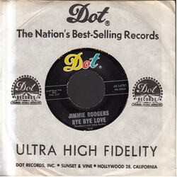 Jimmie Rodgers (2) Bye Bye Love / Hollow Words USED VINYL 7INCH 45 RPM