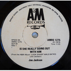 Joe Jackson Is She Really Going Out With Him? USED VINYL 7INCH SINGLE