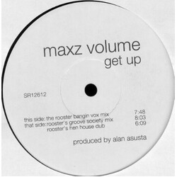 Maxz Volume Get Up USED VINYL 12INCH 45 RPM 33 S RPM TEST PRESSING