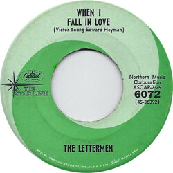 The Lettermen When I Fall In Love / The Way You Look Tonight USED VINYL 7INCH 45 RPM SINGLE