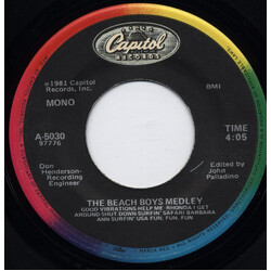 The Beach Boys The Beach Boys Medley USED VINYL 7INCH SINGLE MONO REISSUE