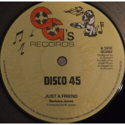 Barbara Jones / Trinity (4) Just A Friend / Why Can't I Help You USED VINYL 12INCH 45 RPM