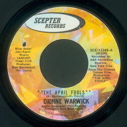 Dionne Warwick The April Fools USED VINYL 7INCH 45 RPM