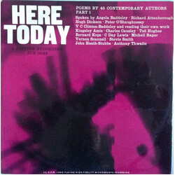 Various Here Today - Poems By 45 Contemporary Authors Part 1 Vinyl LP USED