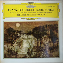 Franz Schubert / Karl Böhm / Berliner Philharmoniker Symphonien Nr. 5 & Nr. 8 (Unvollendete · Inachevée · Unfinished) Vinyl LP USED