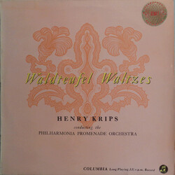 Emil Waldteufel / Henry Krips / Philharmonia Promenade Orchestra Waldteufel Waltzes Vinyl LP USED