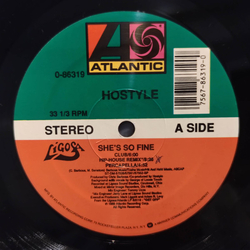 Hostyle (2) She's So Fine / Keep On Movin' Vinyl 12" USED