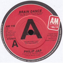 Philip Jap Brain Dance USED VINYL 7INCH 45 RPM SINGLE PROMO