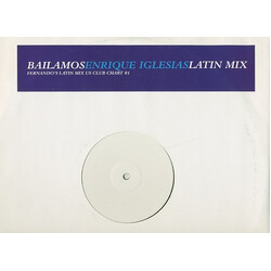 Enrique Iglesias Bailamos (Latin Mix) USED VINYL 12INCH PROMO WHITE LABEL