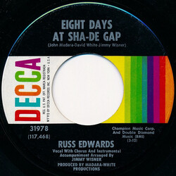 Russ Edwards Eight Days At Sha-De Gap / Hey, Big Mister USED VINYL 7INCH 45 RPM
