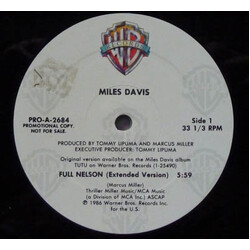 Miles Davis Full Nelson Vinyl 12" USED