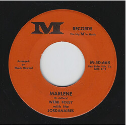 Webb Foley / The Jordanaires Marlene USED VINYL 7INCH 45 RPM SINGLE