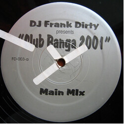 DJ Frank Dirty Club Banga 2001 USED VINYL 12INCH 33 S RPM