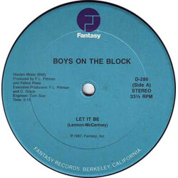 Boys On The Block Let It Be VINYL 12" USED