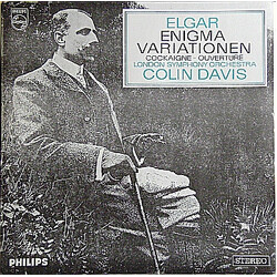 Sir Edward Elgar / London Symphony Orchestra / Sir Colin Davis Enigma Variationen, Cockaigne - Ouverture Vinyl LP USED