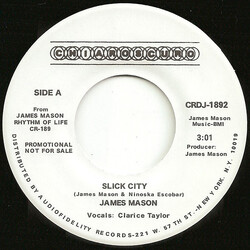 James Mason Slick City USED VINYL 7INCH 45 RPM SINGLE PROMO + CD
