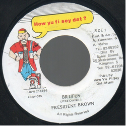 Prezident Brown Brutus Vinyl 7" USED