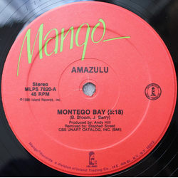 Amazulu Montego Bay Vinyl 12" USED
