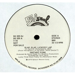Instant Funk Slap, Slap, Lickedy Lap USED VINYL 12INCH 33 S RPM PROMO