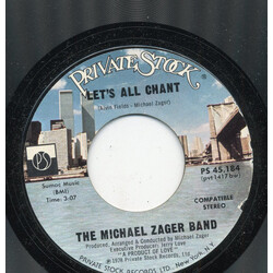 The Michael Zager Band Let's All Chant / Love Express USED VINYL 7INCH 45 RPM STYRENE