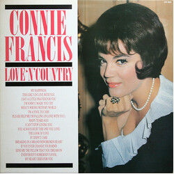 Connie Francis Love 'N' Country Vinyl LP USED