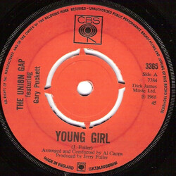 Gary Puckett & The Union Gap Young Girl VINYL 7" USED