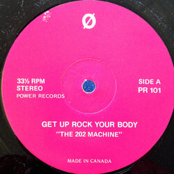The 202 Machine / Chocolate Milk (2) Get Up Rock Your Body / Take It Off USED VINYL 12INCH 33 S RPM SINGLE