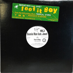 Beenie Man / Janet Jackson Feel It Boy USED VINYL 12INCH 33 S RPM PROMO