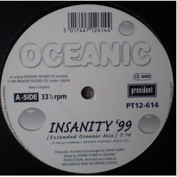 Oceanic Insanity '99 Vinyl 12" USED