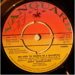 Buffy Sainte-Marie She Used To Wanna Be A Ballerina USED VINYL 7INCH 45 RPM STEREO