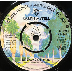 Ralph McTell Dreams Of You USED VINYL 7INCH 45 RPM