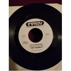 Tony Bennett Life Is Beautiful / There'll Be Some Changes Made USED VINYL 7INCH SINGLE PROMO