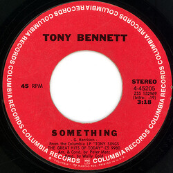 Tony Bennett Something / Think How It's Gonna Be USED VINYL 7INCH 45 RPM SINGLE