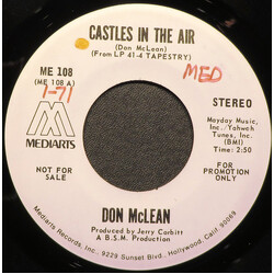 Don McLean Castles In The Air USED VINYL 7INCH 45 RPM PROMO