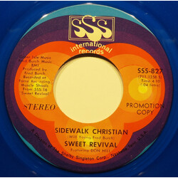 Sweet Revival / Don Hill Sidewalk Christian USED VINYL 7INCH 45 RPM PROMO STEREO MONO