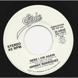 Johnny Rodriguez (4) Here I Am Again USED VINYL 7INCH 45 RPM PROMO STEREO