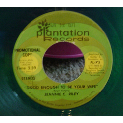 Jeannie C. Riley Good Enough To Be Your Wife Vinyl 7" USED