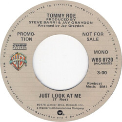 Tommy Roe Just Look At Me USED VINYL 7INCH 45 RPM SINGLE PROMO