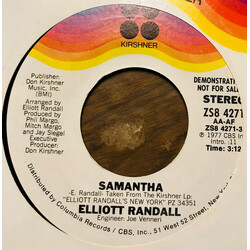 Elliott Randall Samantha USED VINYL 7INCH 45 RPM PROMO