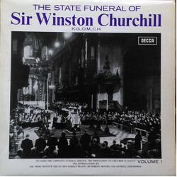 No Artist The State Funeral Of Sir Winston Churchill Volume 1 Vinyl LP USED
