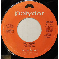 The Inmates (2) Dirty Water USED VINYL 7INCH 45 RPM SINGLE STYRENE