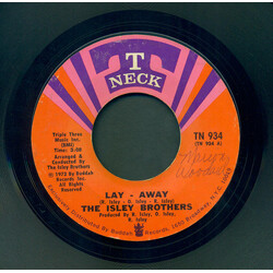 The Isley Brothers Lay-Away / Feel Like The World USED VINYL 7INCH 45 RPM SINGLE