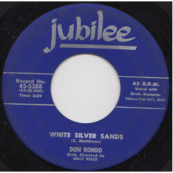 Don Rondo White Silver Sands / Stars Fell On Alabama USED VINYL 7INCH 45 RPM SINGLE